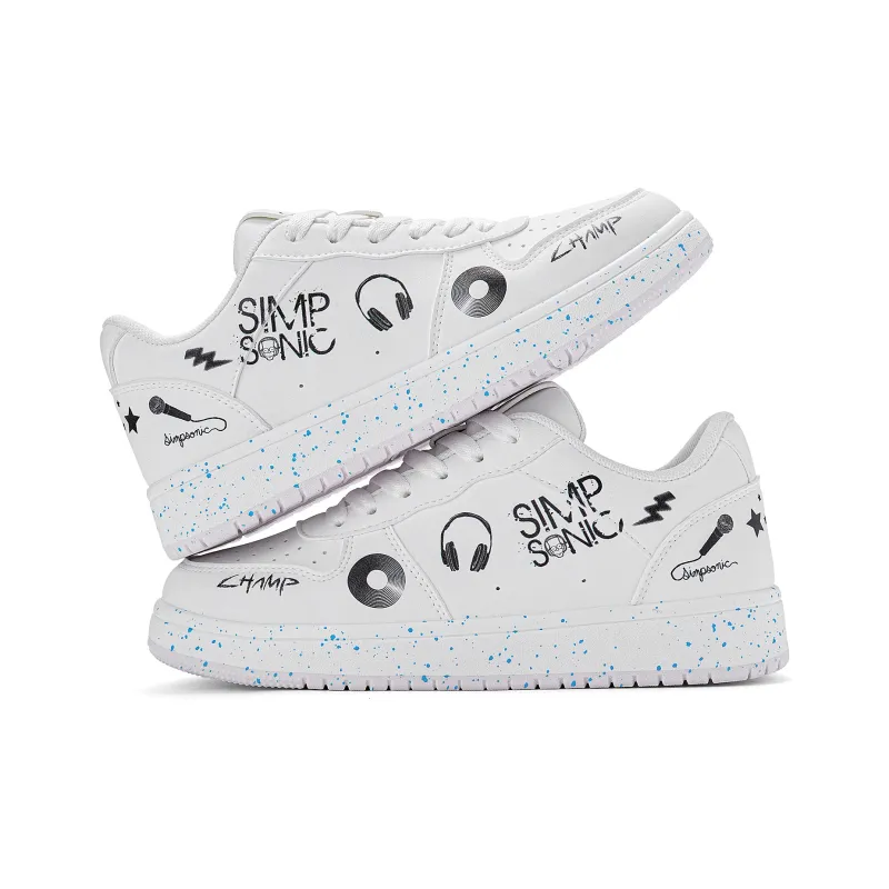 The Simpsons Wear-Resistant Lightweight Breathable Height Increasing Low-Top Skateboard Shoes Unisex-4