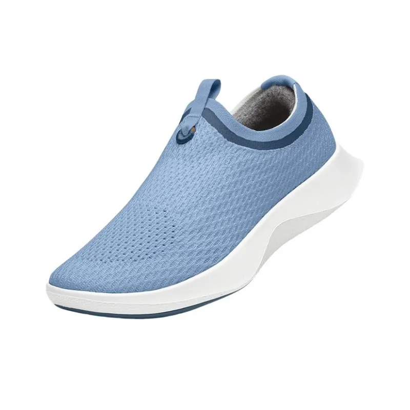 Allbirds Tree Dasher Relay Shock Absorbers Low Top Running Shoes Men's Cherry Blossom Blue-1