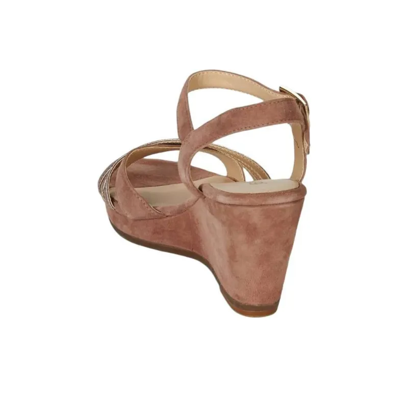JB MARTIN Quolidays Strap Sandals 8cm Women's Brown-4