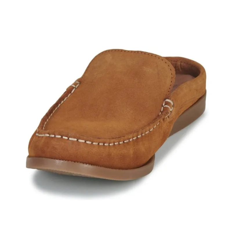 PELLET Abrasion Resistant Wrap toe Slippers Men's Brown-4