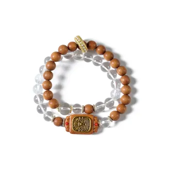 Ryukyu Barbie Sandalwood Wooden Bracelets Unisex