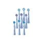 Cleaning 3 Pcs+Whitening 3 Pcs+Gum Protection 3 Pcs (White)