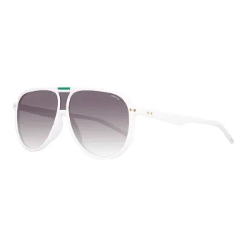Polaroid Acetate Cat Eye Sunglasses Unisex White