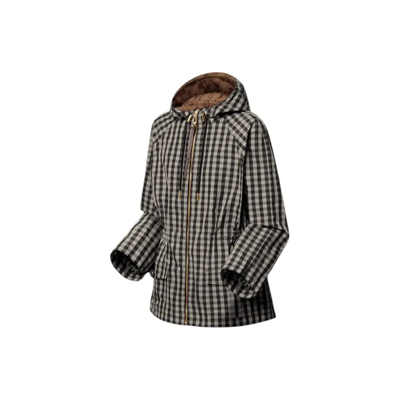 LOUIS VUITTON Check Hooded Parka-2