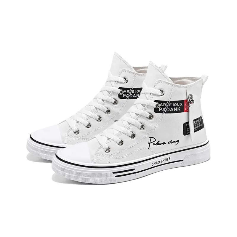 ROBINHOOD Anti-Slip And Wear-Resistant Height Increasing High-Top Canvas Shoes Men's-7