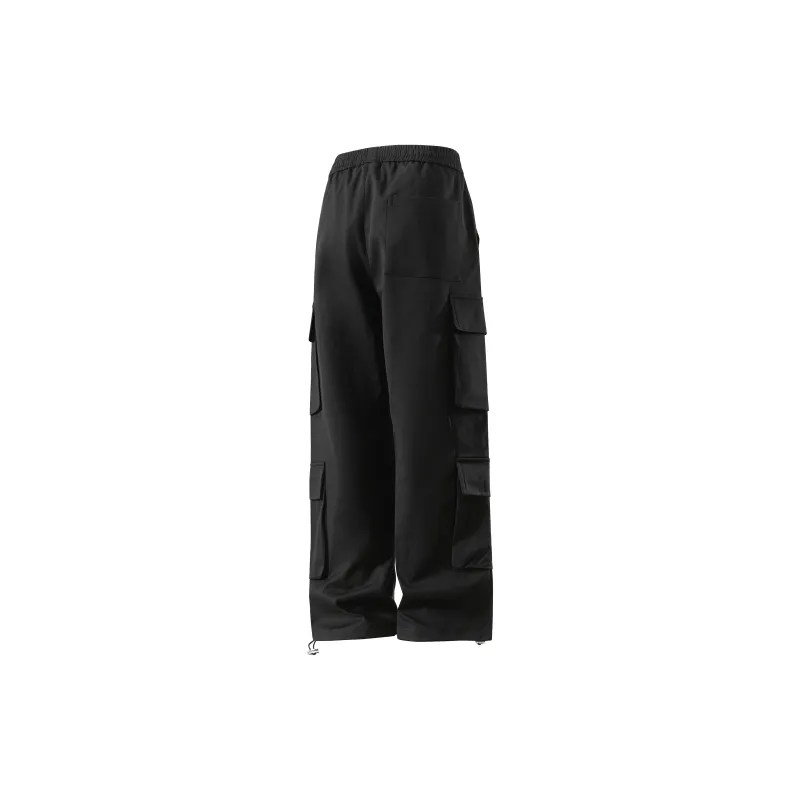 HOKLV Cargo Pants Unisex Dark Brown-1