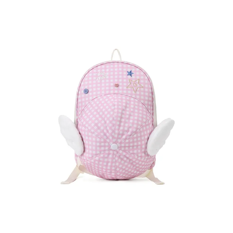 VANWALK Polyester Backpack Large Size Women's Dream Pink/Angel Star/Star Dream Blue/Stars Black-0