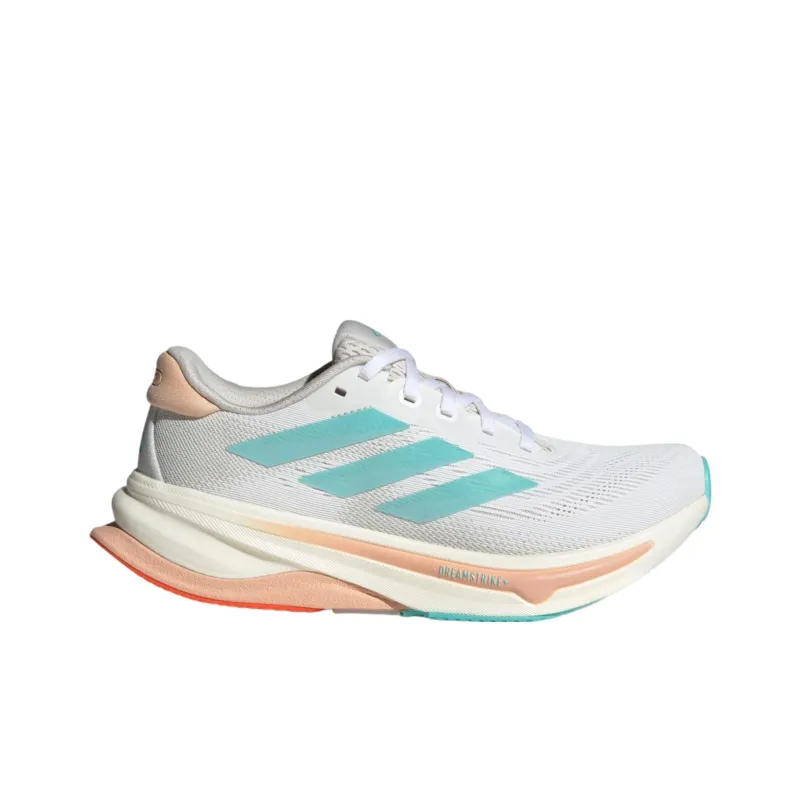 Adidas Supernova Solution 2.0 Cloud White Flash Aqua Powder Coral Women's-1