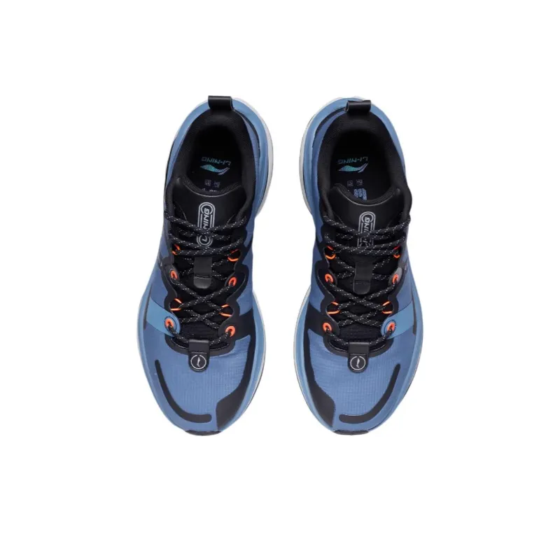 LiNing WuShi 5S 1.0 Cushioning Anti-Slip And Wear-Resistant Support Rebound Low-Top Running Shoes Men's Blue-3