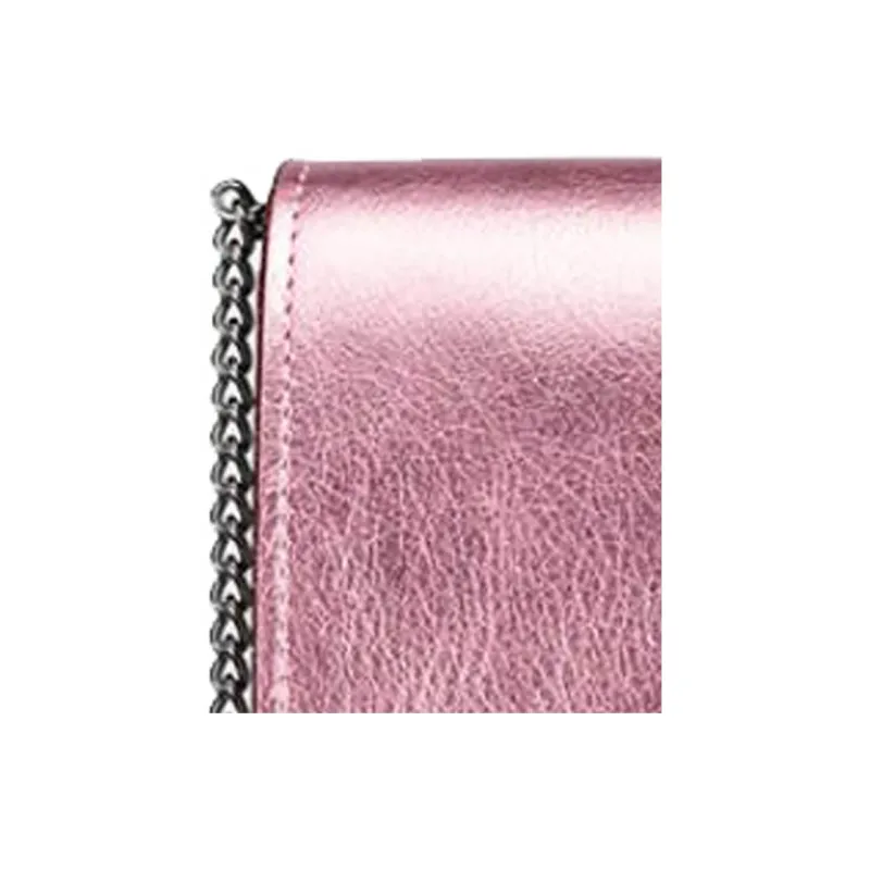 COACH Bowery Calfskin Shoulder Bag Crossbody Bag Small Size Women's Bright Pink-3
