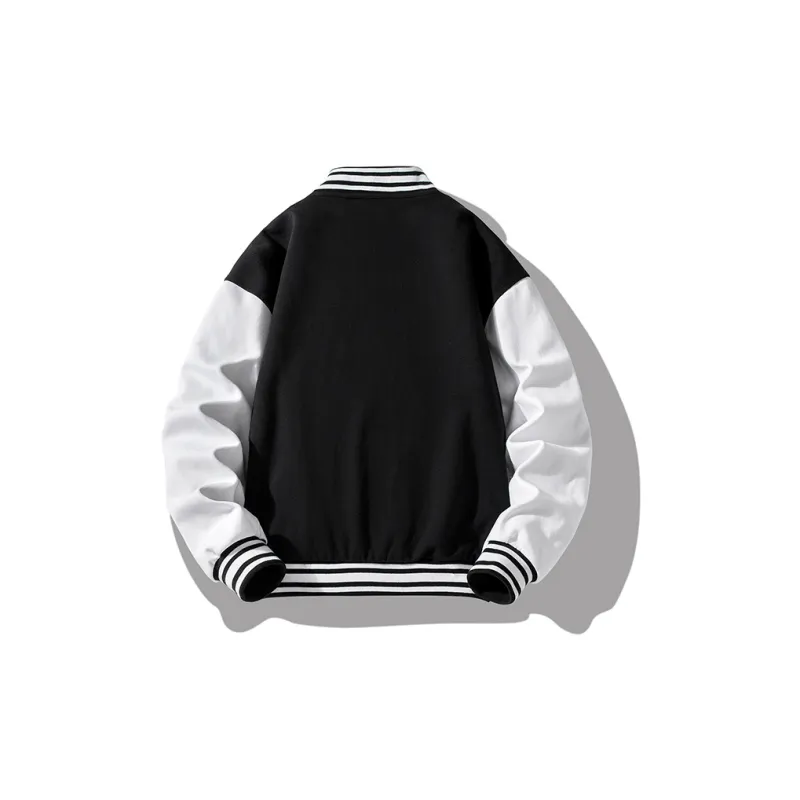 Small Columns Under The Sea Baseball Jacket Unisex-5