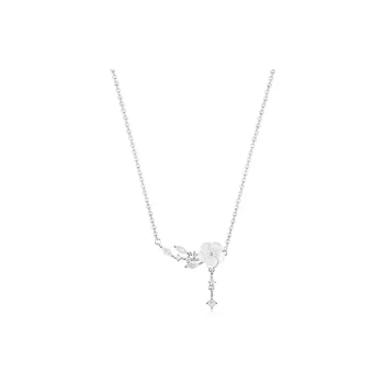 Asia Star Sterling Silver/Acrylic Necklaces Women's