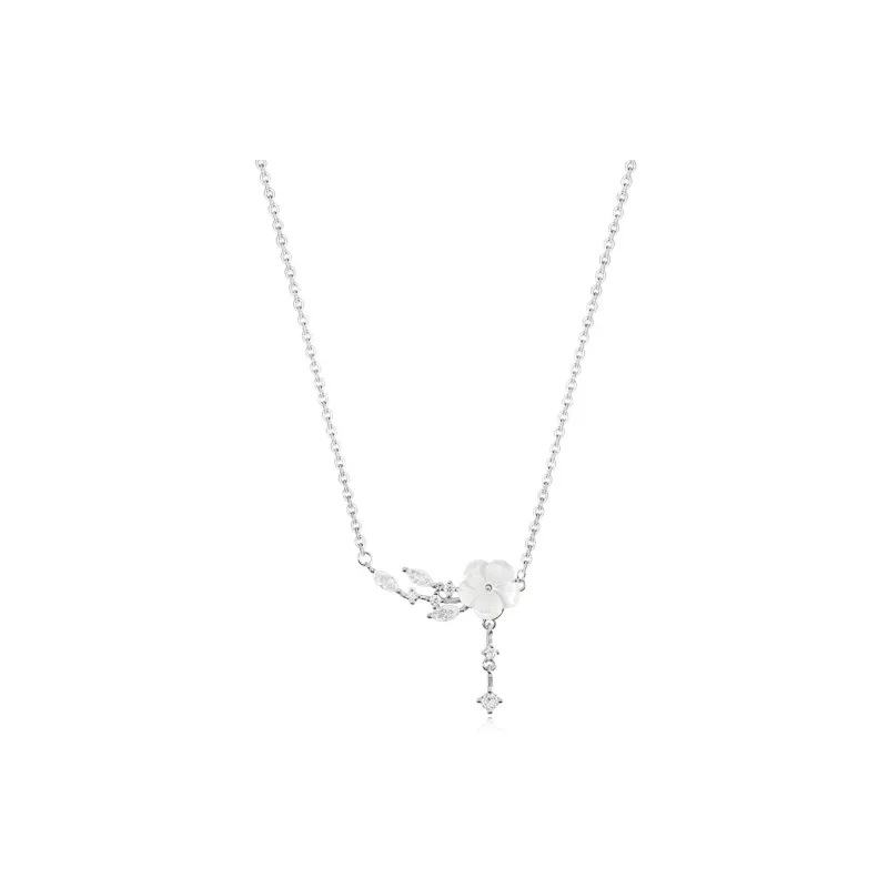 Asia Star Sterling Silver/Acrylic Necklaces Women's-0