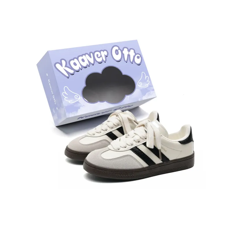 KAAVER OTTO Slip Resistant Lightweight Breathable Low Top Skateboard Shoes Women's-18