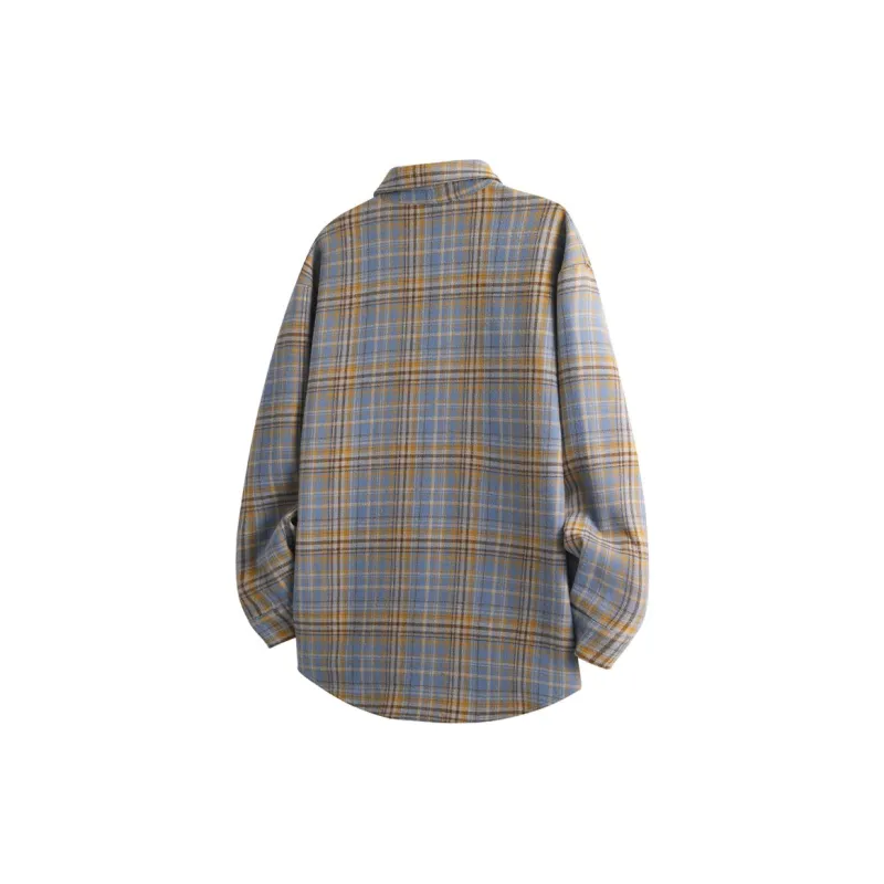 ZONEiD Shirt Unisex Yellow Plaid-1