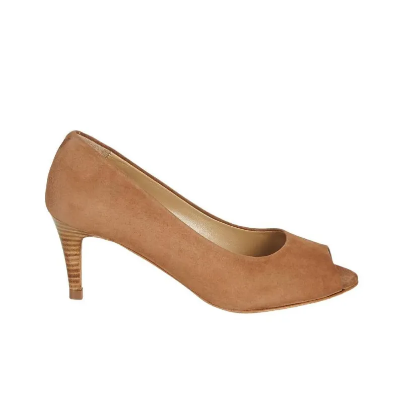 JB MARTIN Parmina Slim Heel High Heels Women's Brown-1