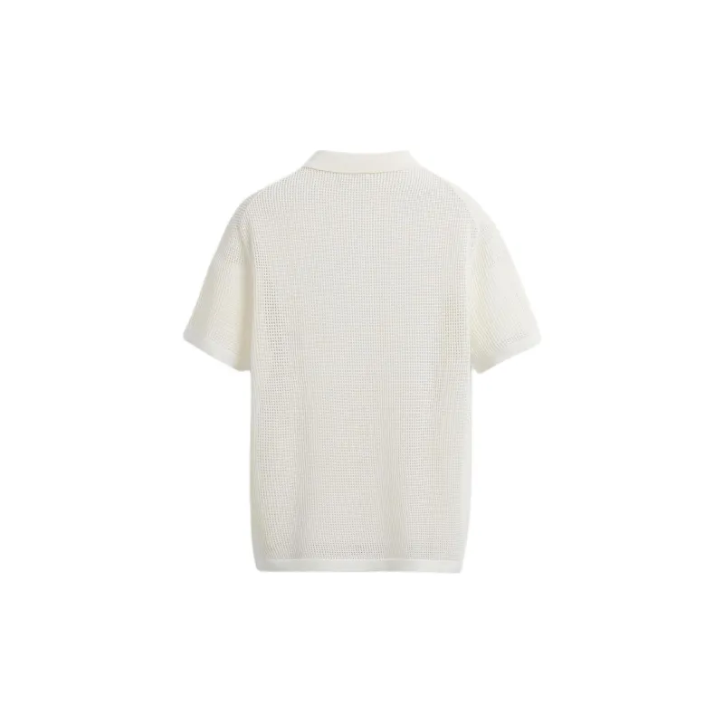 ZARA Polo Shirt Men's Raw White-1