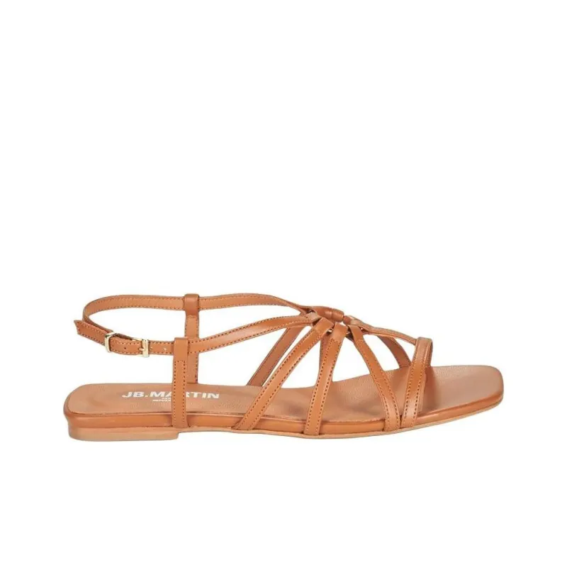 JB MARTIN Laure Strap Sandals Women's Brown-2