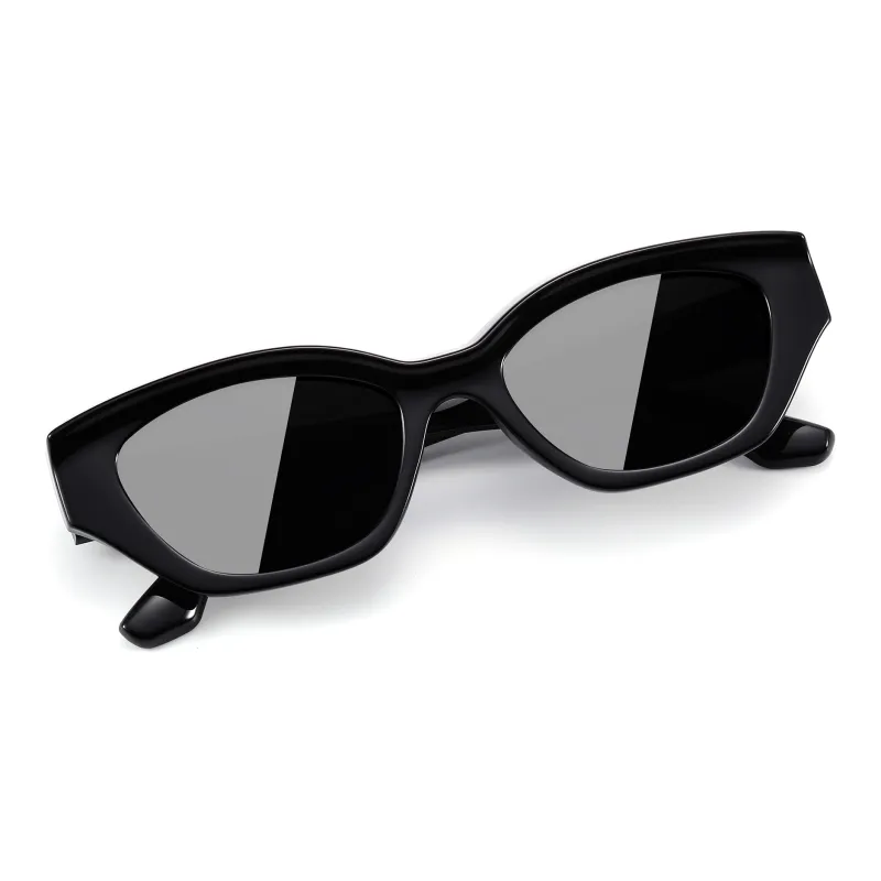 PULAIS TR/Memory Plastic Cat Eye Sunglasses Men's-1