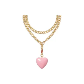Roxanne Assoulin Puffy Heart Necklace