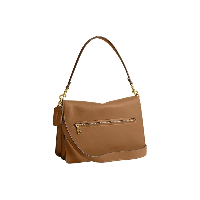 COACH Tabby Leather One Shoulder Handbag Tubas Women's Honeys Brown-1