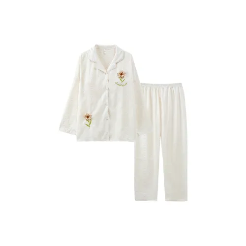 Sleeping Beauty Pajama Set Women's Apricot