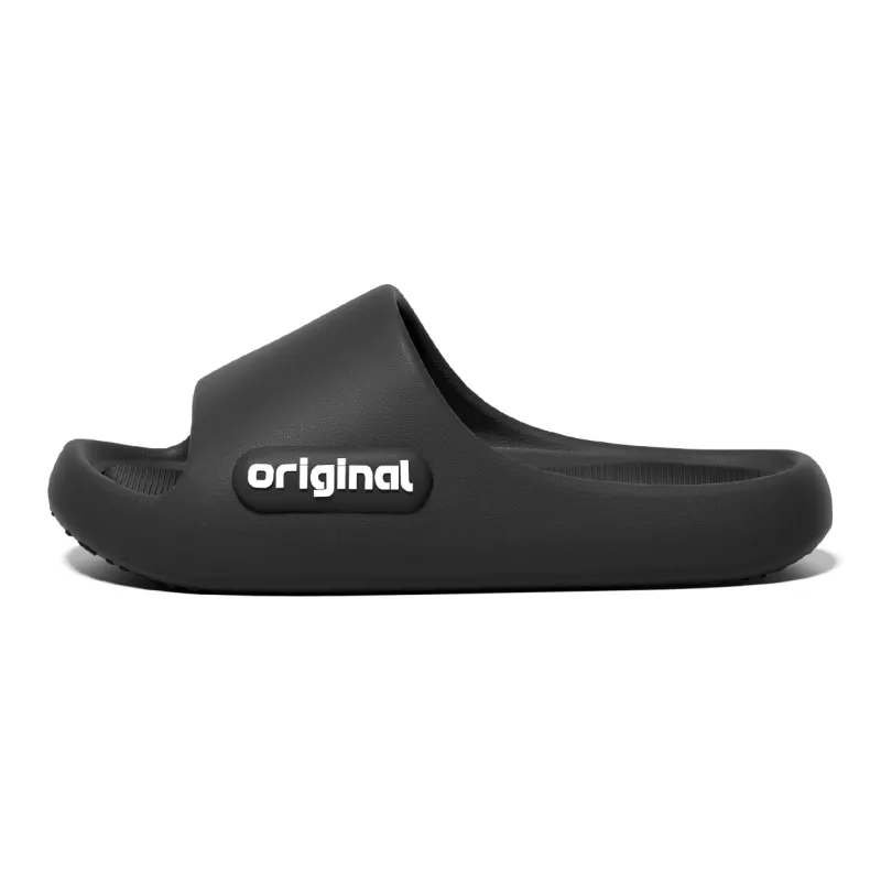 Soft Minimalist Slippers With Squashy And Bouncy Feeling, Platform Slip Resistant Quiet Indoor Slippers, Unisex-1