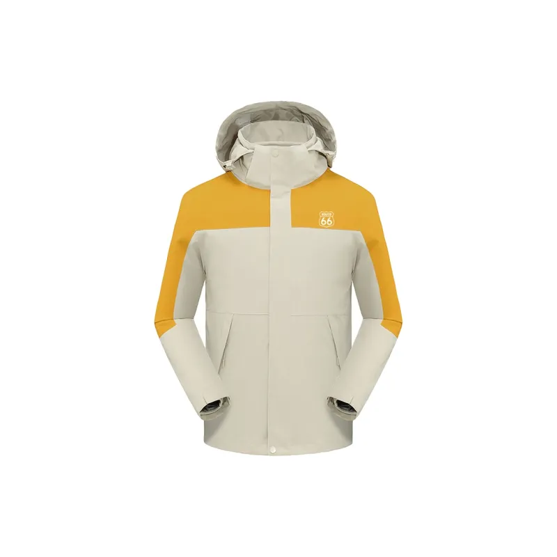 66/ROUTE 66 Waterproof, Windproof, And Abrasion Resistant Windbreaker Jacket Unisex-0