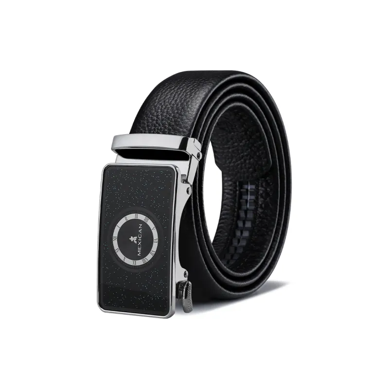 MEXICAN Cow Leather Belts Men's 3.5cm-0