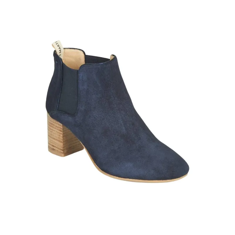 JB MARTIN Ankle Length Chelsea Boots Women's Blue-2