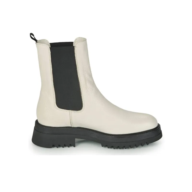 JB MARTIN Lagos Short Chelsea Boots Women's White-1