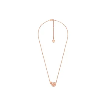 MICHAEL KORS Pavé Logo Intertwined Necklace