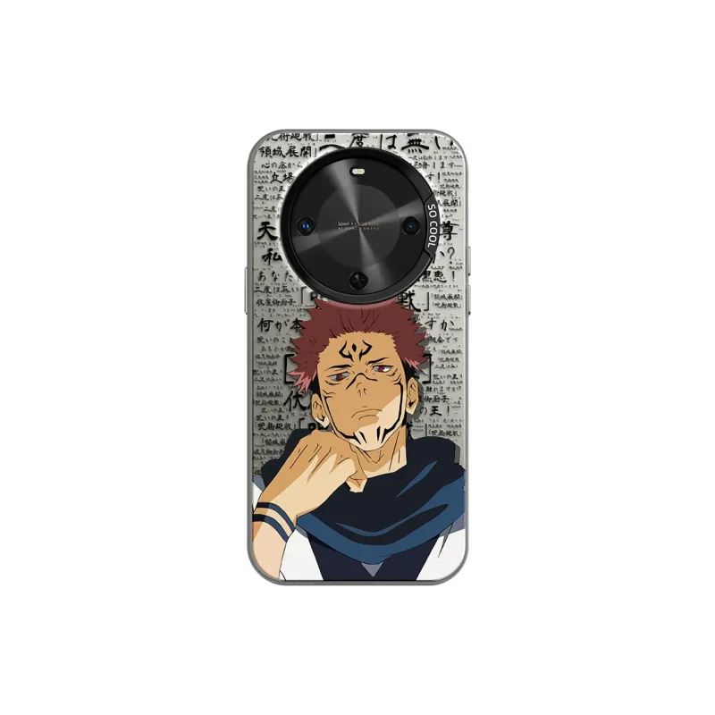 MANQIN Trendy Creative Sukuna Phone Case Impact Resistant Protective Case Compatible With Macadamia 30 Cartoon Trend-8