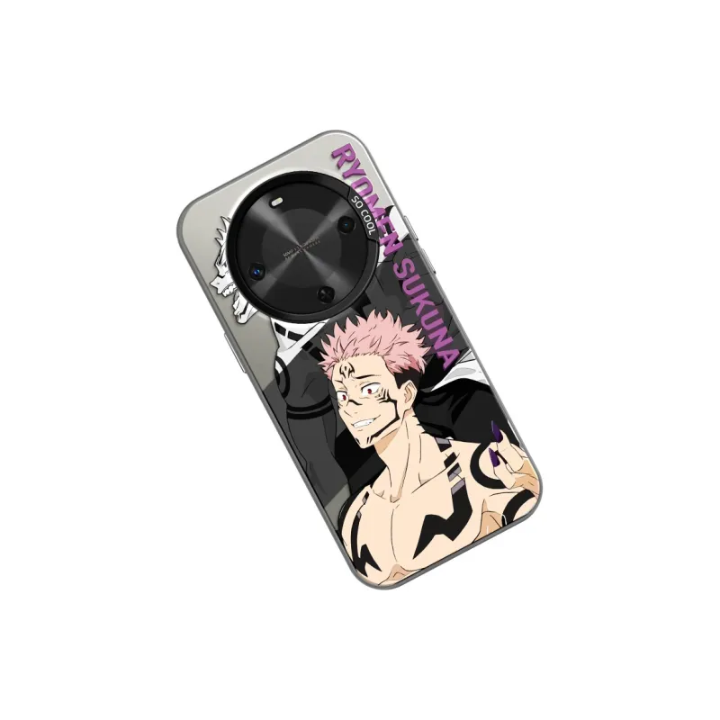 MANQIN Trendy Creative Sukuna Phone Case Impact Resistant Protective Case Compatible With Macadamia 30 Cartoon Trend-2