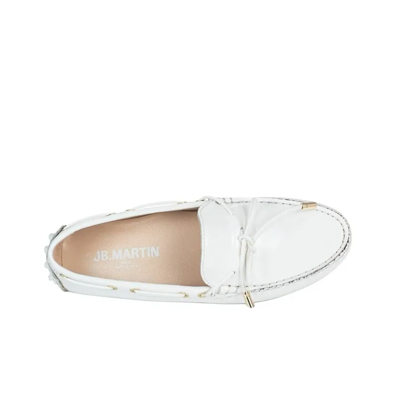 JB MARTIN CAPRICE Gommino Loafers Women's White-5