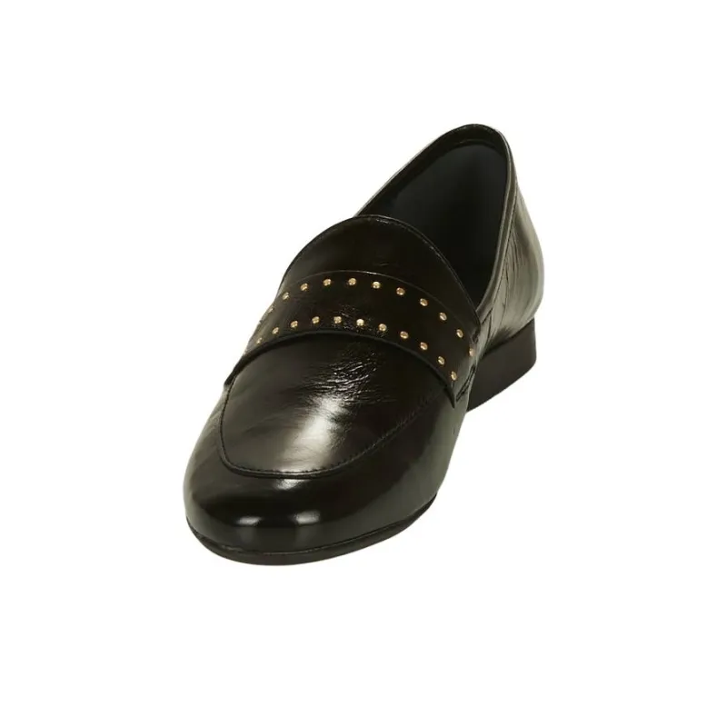 JB MARTIN FRANCHE ROCK Loafers 2cm Women's Black-3