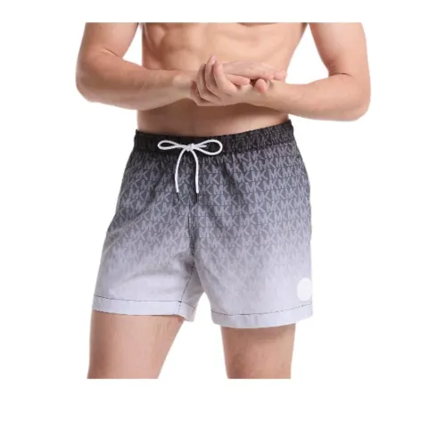 MICHAEL KORS Ombré Signature Logo Swim Trunks
