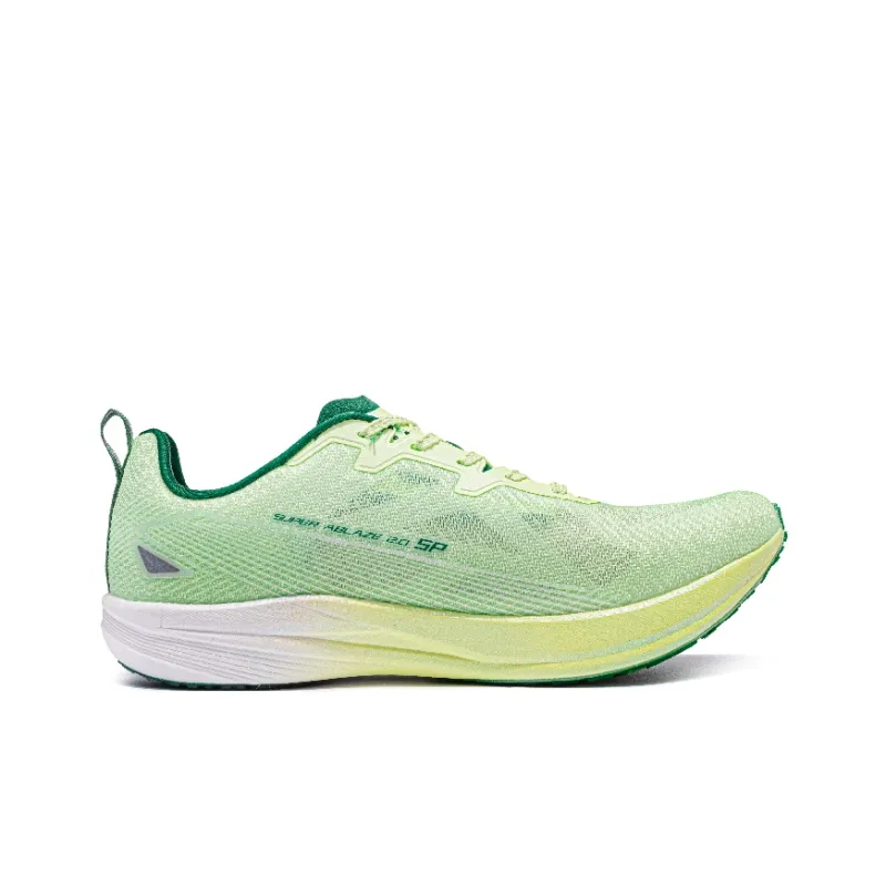 VICTORY LIGHT Abrasion Resistant Slip Resistant Low Top Carbon Plate Training Sprint Running Shoes Unisex Racing Green-1