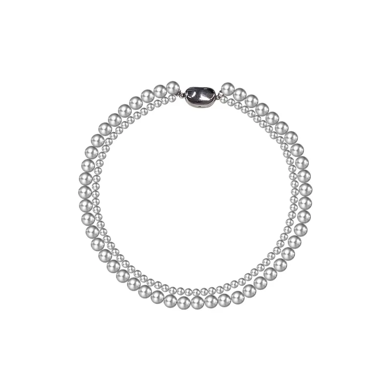 ANNAYA Titanium Steel Necklaces Women's-3