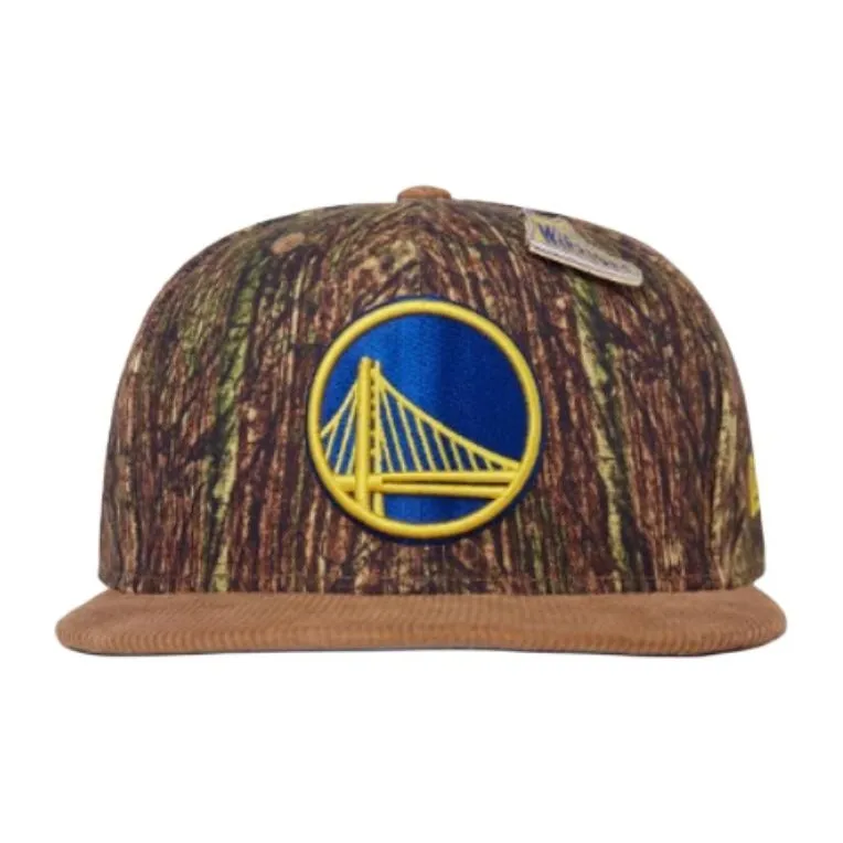 Nba Golden State Warriors New Era Victory Grove Forest Sneaker Pin 9Fifty Snapback Hat-1