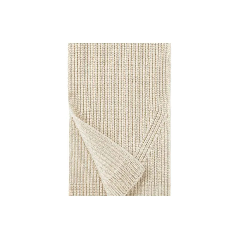 Loro Piana Cashmere Knit Scarves Kids' Antique Paper Color-1