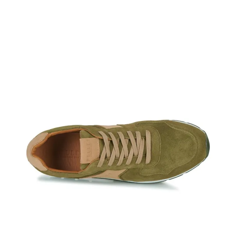 PELLET Wear-resistant And Lightweight Low-Top Casual Shoes Men's Khaki Green-5