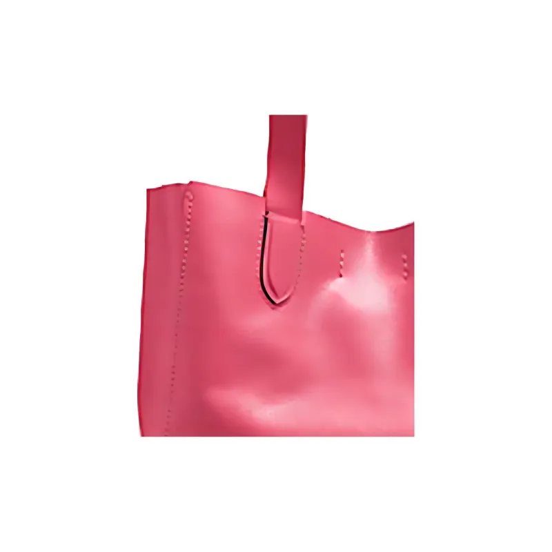 COACH Derby Leather Tote Bag Shopping Bag Handbag Large Size Women's Peach Pink-1