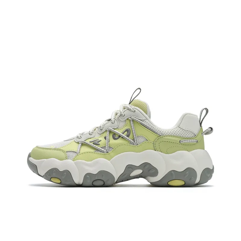 FILA FLUID 6 Running Shoes Women's Low Top Millet Yellow/Milk White-0