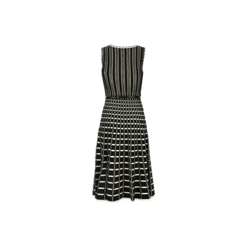 Elisabetta Franchi Micro Ruffles Midi Dress-1
