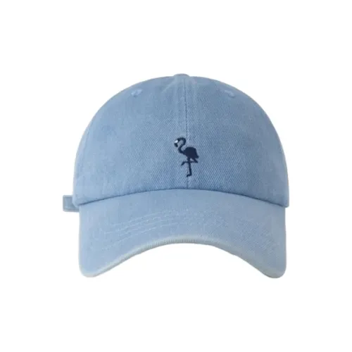 FREE RABBITⅡ Korean Style Washable Denim With Face Visible Small Baseball Caps Unisex