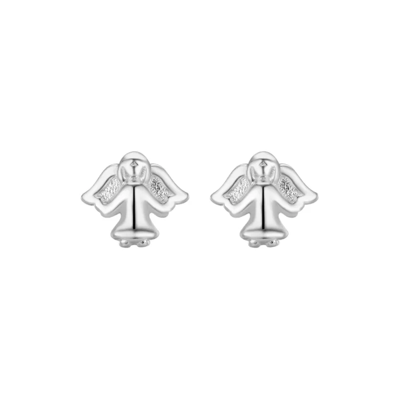 CENTURY&KINDLE 999 Fine Silver Stud Earrings Unisex-0