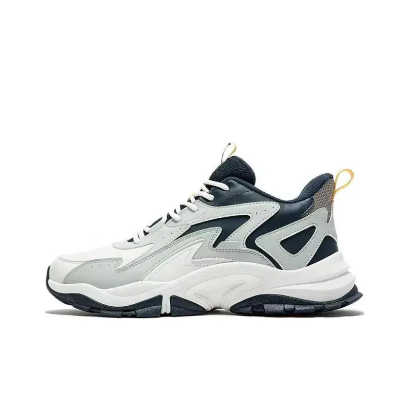 361° Cushioning Wear Resistant Mid Top Casual Shoes Men's Photon Gray/Soccer Gray-0