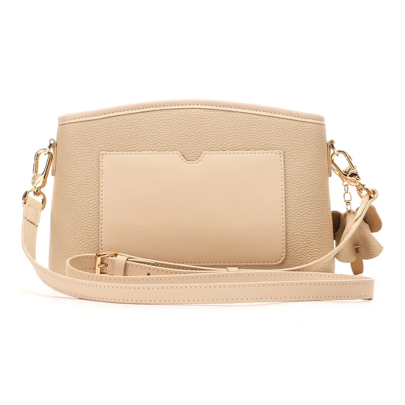 RED DRAGONFLY Cow Leather Handheld Crossbody Bag Regular Women's Black/Brown/Apricot-11