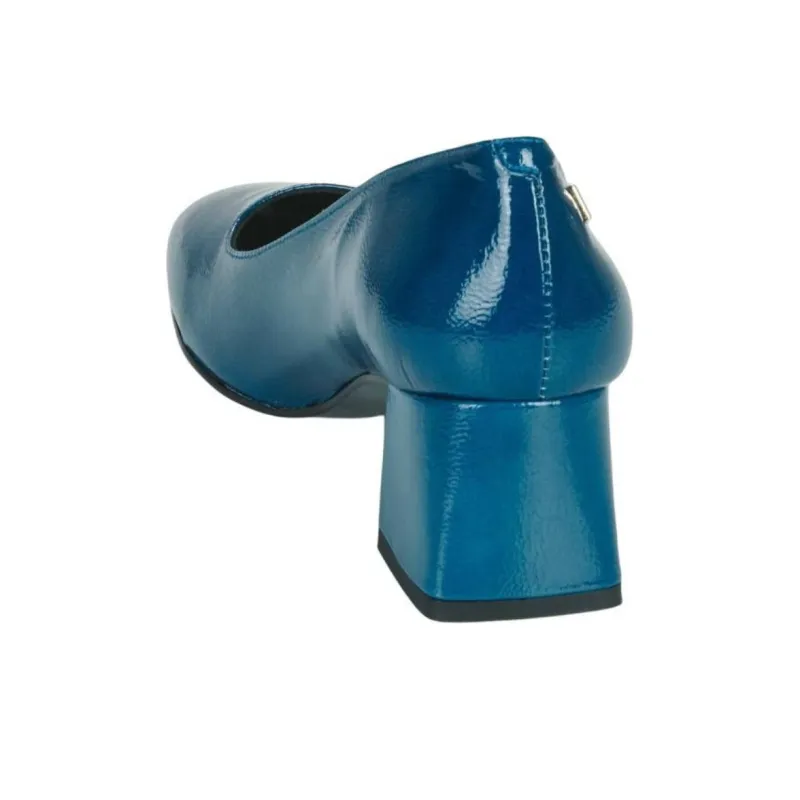 JB MARTIN Viva Block Heel High Heels Women's Blue-4